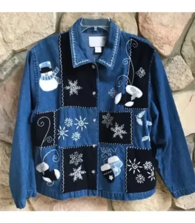 Christmas Denim Jacket
