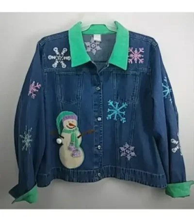 Christmas Denim Jacket