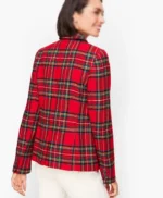 Christmas Plaid Women’s Suit Jacket