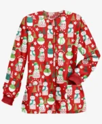 Christmas Scrub Jacket Women’s