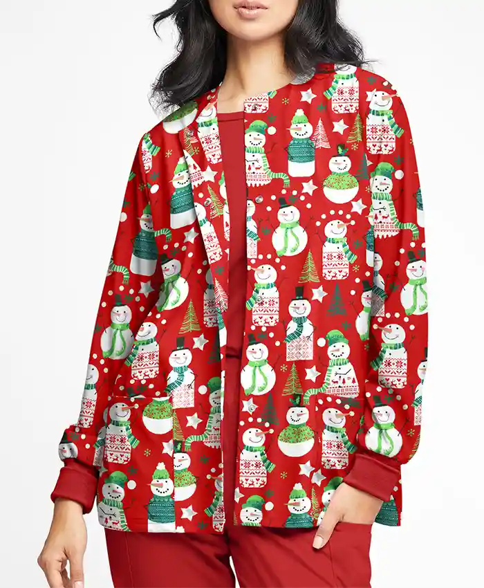 Christmas Scrub Jacket Women’s Christmas Scrub Jacket Women’s