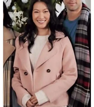 Christmas at the Golden Dragon Kara Wang Pink Peacoat