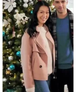 Christmas at the Golden Dragon Kara Wang Pink Peacoat