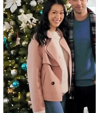 Christmas at the Golden Dragon Kara Wang Pink Peacoat