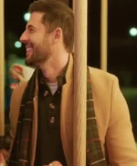 Christmas in Mistletoe Tom Gipson Brown Coat