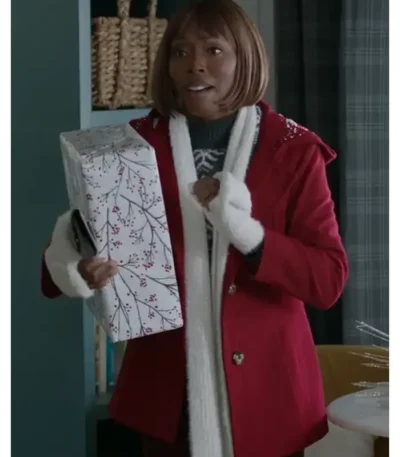 Christmas on Duty Aleta Myles Red Hooded Coat