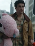 Christopher Abbott Wolf Man Brown Jacket