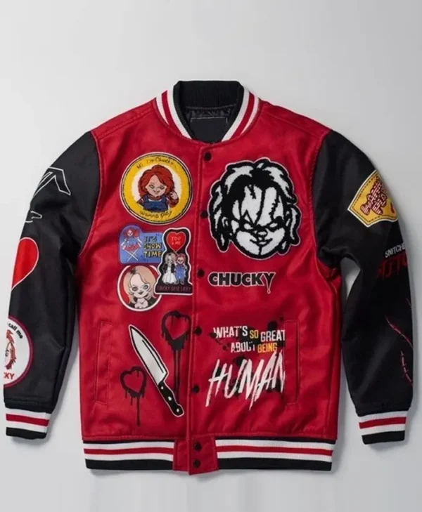 Chucky No More Mr Good Guy Varsity Jacket
