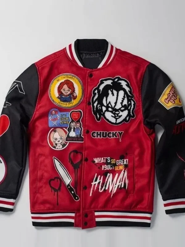 Chucky No More Mr Good Guy Varsity Jacket