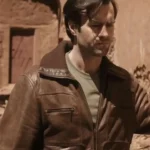 Cillian O’Sullivan The Lost Princess Brown Leather Jacket