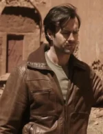 Cillian O’Sullivan The Lost Princess Brown Leather Jacket