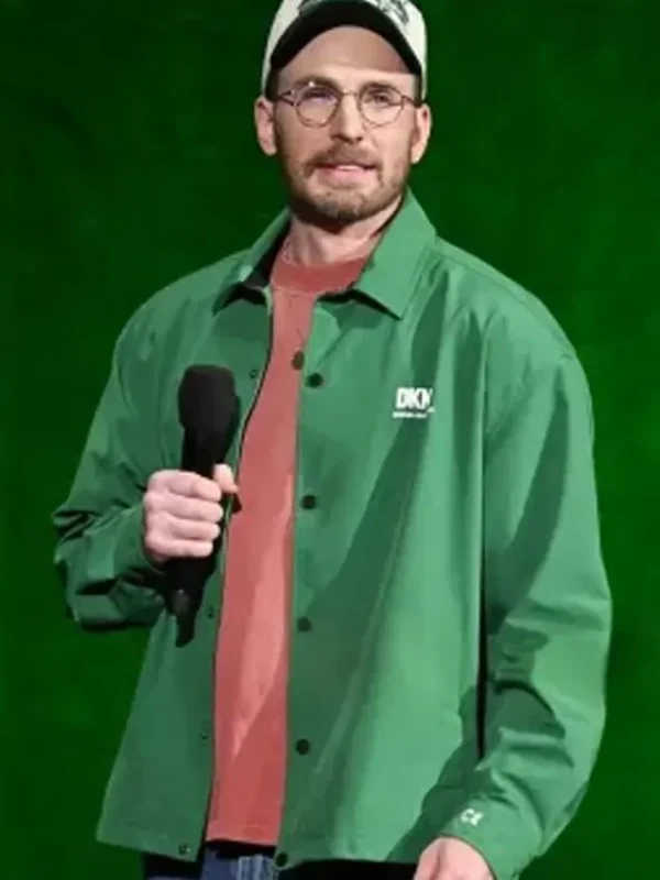 Cinemacon 2026 Chris Evans Green Jacket