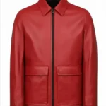 Classic Red Leather Jacket
