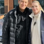 Clive Owen Cleaner Puffer Jacket