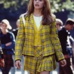 Clueless Alicia Silverstone Yellow Plaid Blazer
