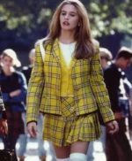 Clueless Alicia Silverstone Yellow Plaid Blazer