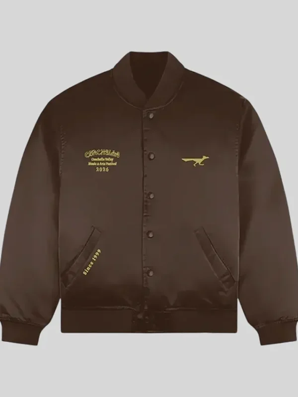 Coachella 2026 Brown Bomber Jacket