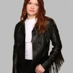 Colby Minifie The Surrender Leather Fringe Jacket