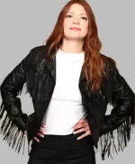 Colby Minifie The Surrender Leather Fringe Jacket
