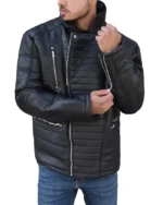 Cold Pursuit Trevor Viking Calcote Black Jacket