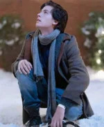 Cole Sprouse Five Feet Apart Will Newman Brown Wool Coat