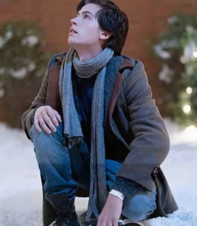 Cole Sprouse Five Feet Apart Will Newman Brown Wool Coat