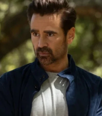 Colin Farrell A Big Bold Beautiful Journey Blue Jacket