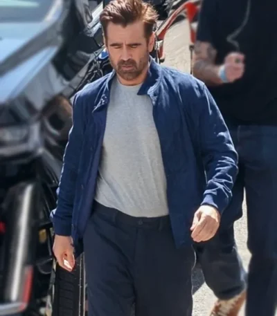 Colin Farrell A Big Bold Beautiful Journey Blue Jacket