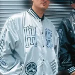 Cookin Soul Italian Hustler Silver Bomber Jacket