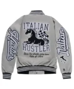 Cookin Soul Italian Hustler Silver Bomber Jacket