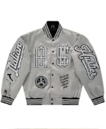 Cookin Soul Italian Hustler Silver Bomber Jacket