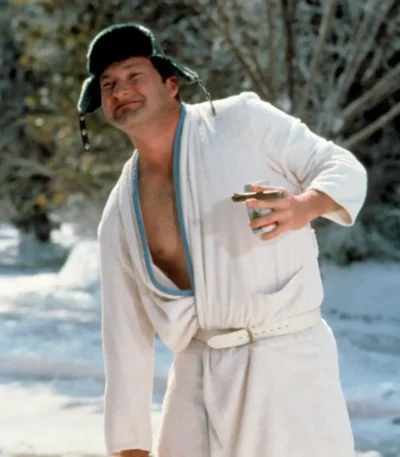 Cousin Eddie White Bathrobe