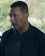 Crescent City 2024 Terrence Howard Black Bomber Jacket