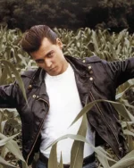 Johnny Depp Cry Baby Black Leather Jacket