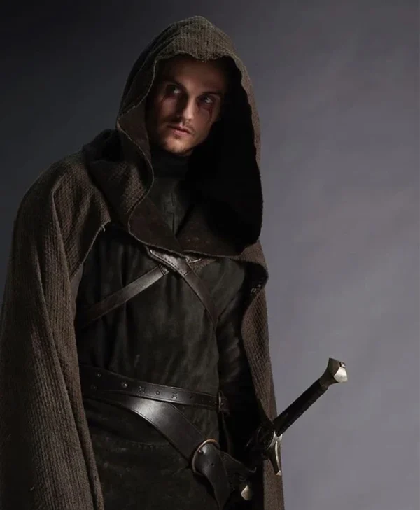 Cursed The Wheeping Monk Woolen Coat