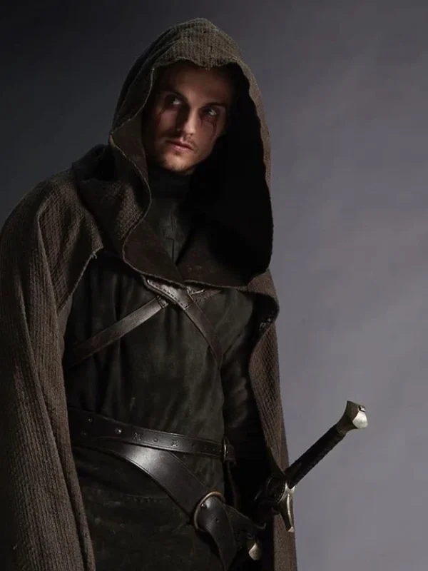 Cursed The Wheeping Monk Woolen Coat
