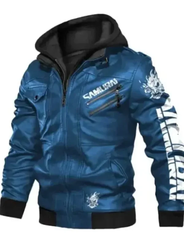 Cyberpunk 2077 Blue Samurai Jacket