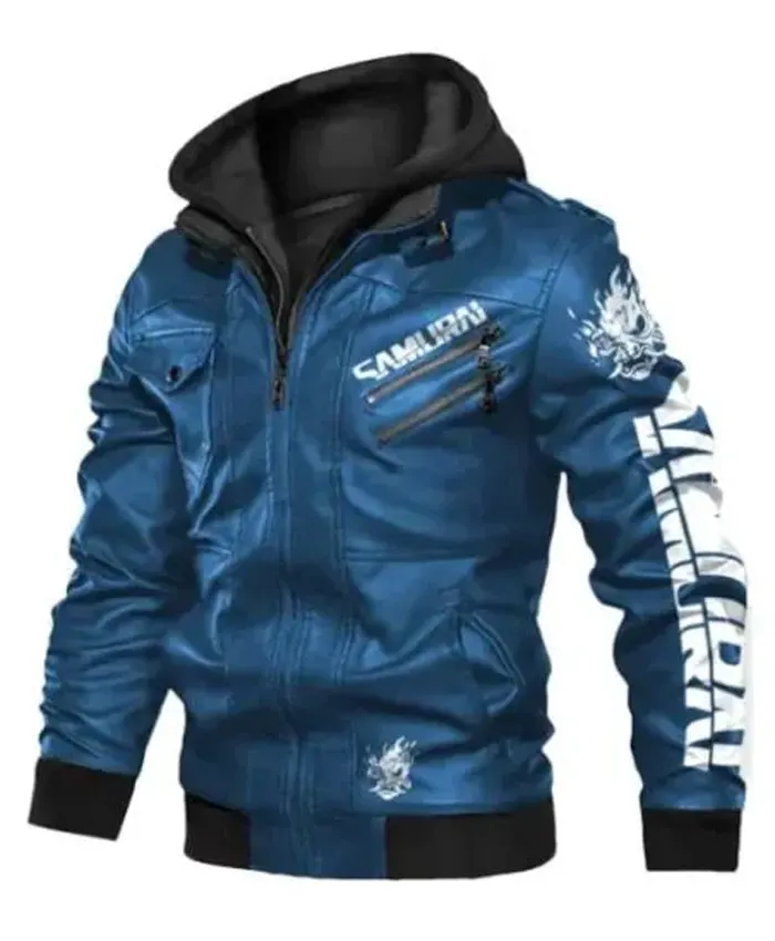 Cyberpunk 2077 Blue Samurai Jacket Cyberpunk 2077 Blue Samurai Jacket
