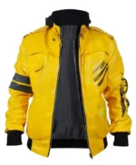 Cyberpunk 2077 Edgerunners David Martinez Yellow Hooded Jacket