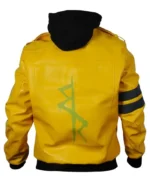 Cyberpunk 2077 Edgerunners David Martinez Yellow Hooded Jacket