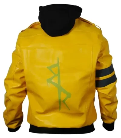 Cyberpunk 2077 Edgerunners David Martinez Yellow Hooded Jacket