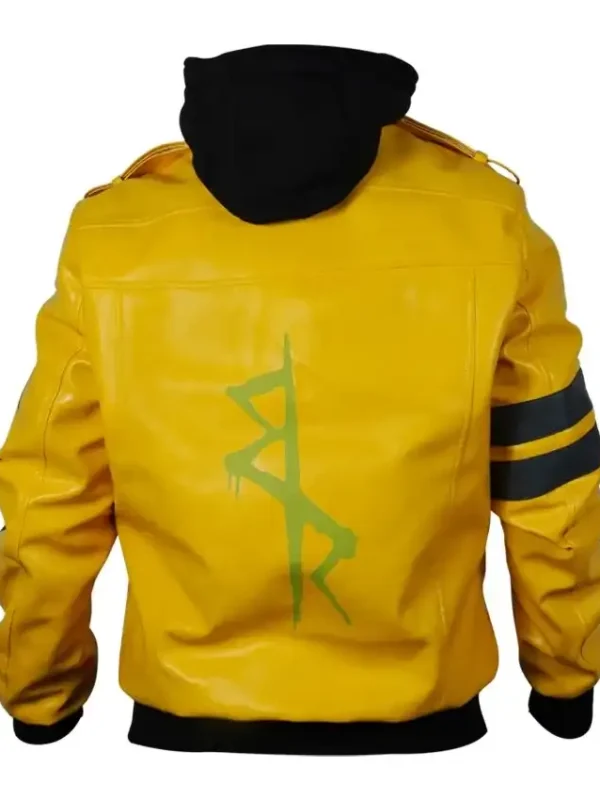 Cyberpunk 2077 Edgerunners David Martinez Yellow Hooded Jacket