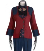 Cyberpunk 2077 Female V Kazuliski Red Suiting Fabric Blazer
