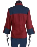 Cyberpunk 2077 Female V Kazuliski Red Suiting Fabric Blazer