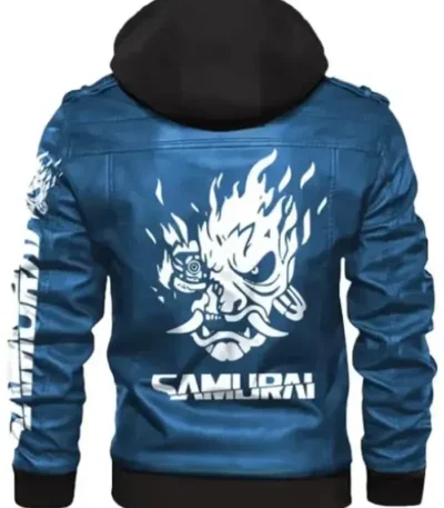Cyberpunk 2077 Blue Samurai Jacket
