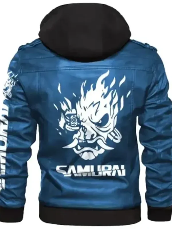 Cyberpunk 2077 Blue Samurai Jacket