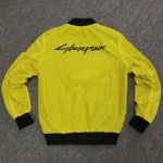 Cyberpunk 2077 Yellow Samurai Cotton Gaming Bomber Jacket