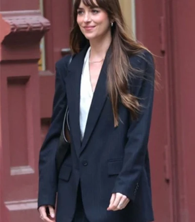 Dakota Johnson Materialists Black Blazer