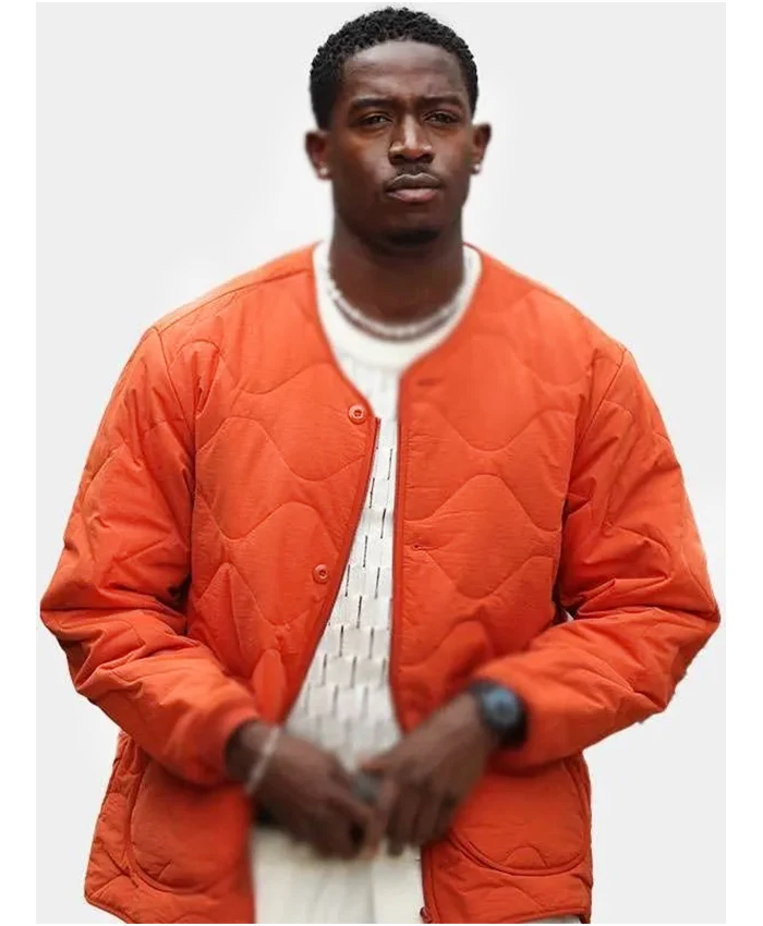 Damson Idris F1 Orange Jacket Damson Idris F1 Orange Jacket