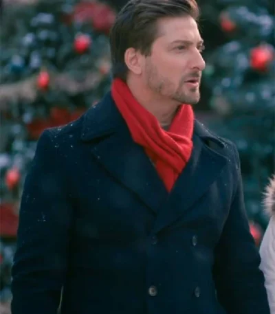 Daniel Lissing Christmas Keepsake 2023 Wool Coat